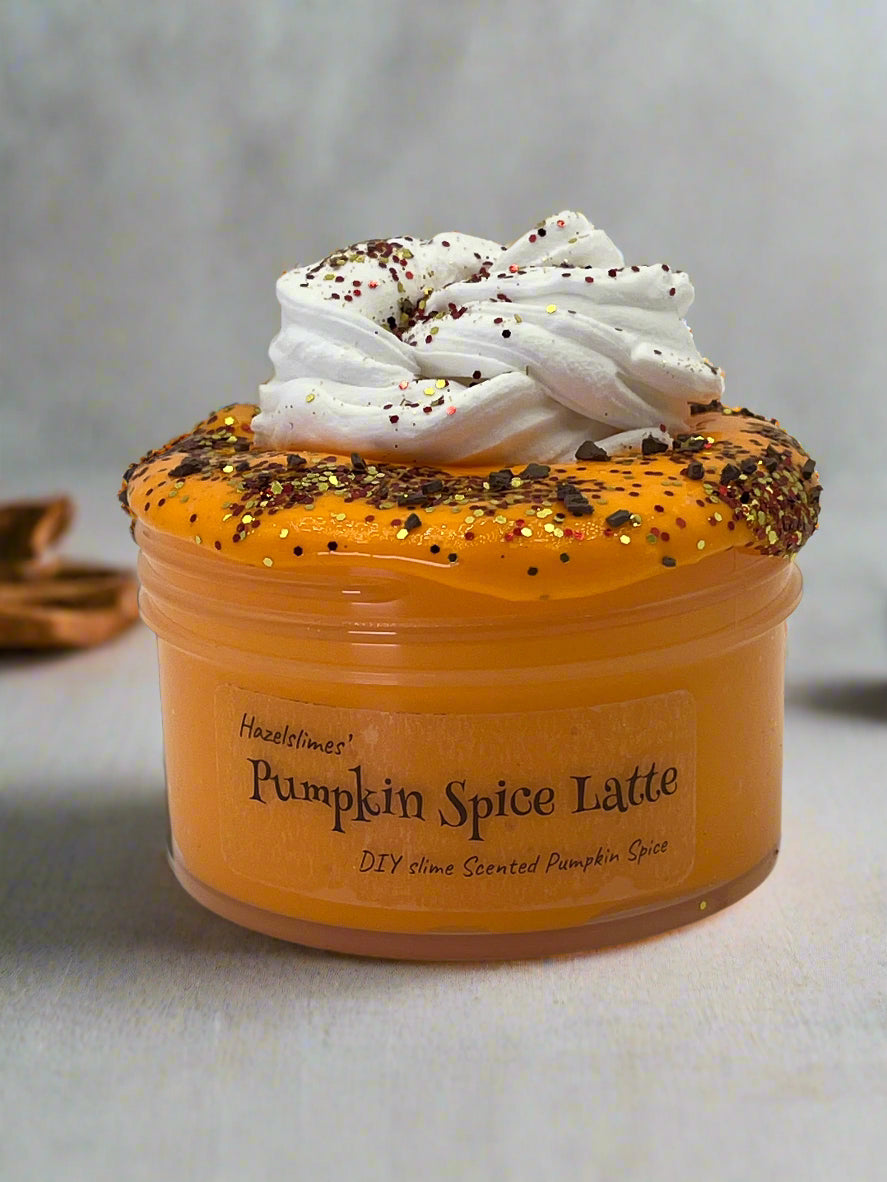 Pumpkin Spice Latte Slime