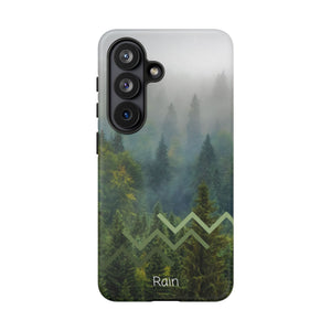 Forest Mist Phone Case — Rainy Mountain Landscape Protective Cover