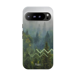 Forest Mist Phone Case — Rainy Mountain Landscape Protective Cover