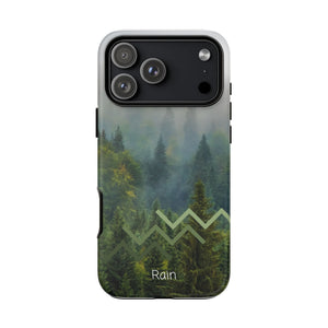 Forest Mist Phone Case — Rainy Mountain Landscape Protective Cover