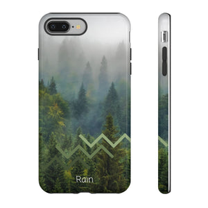 Forest Mist Phone Case — Rainy Mountain Landscape Protective Cover
