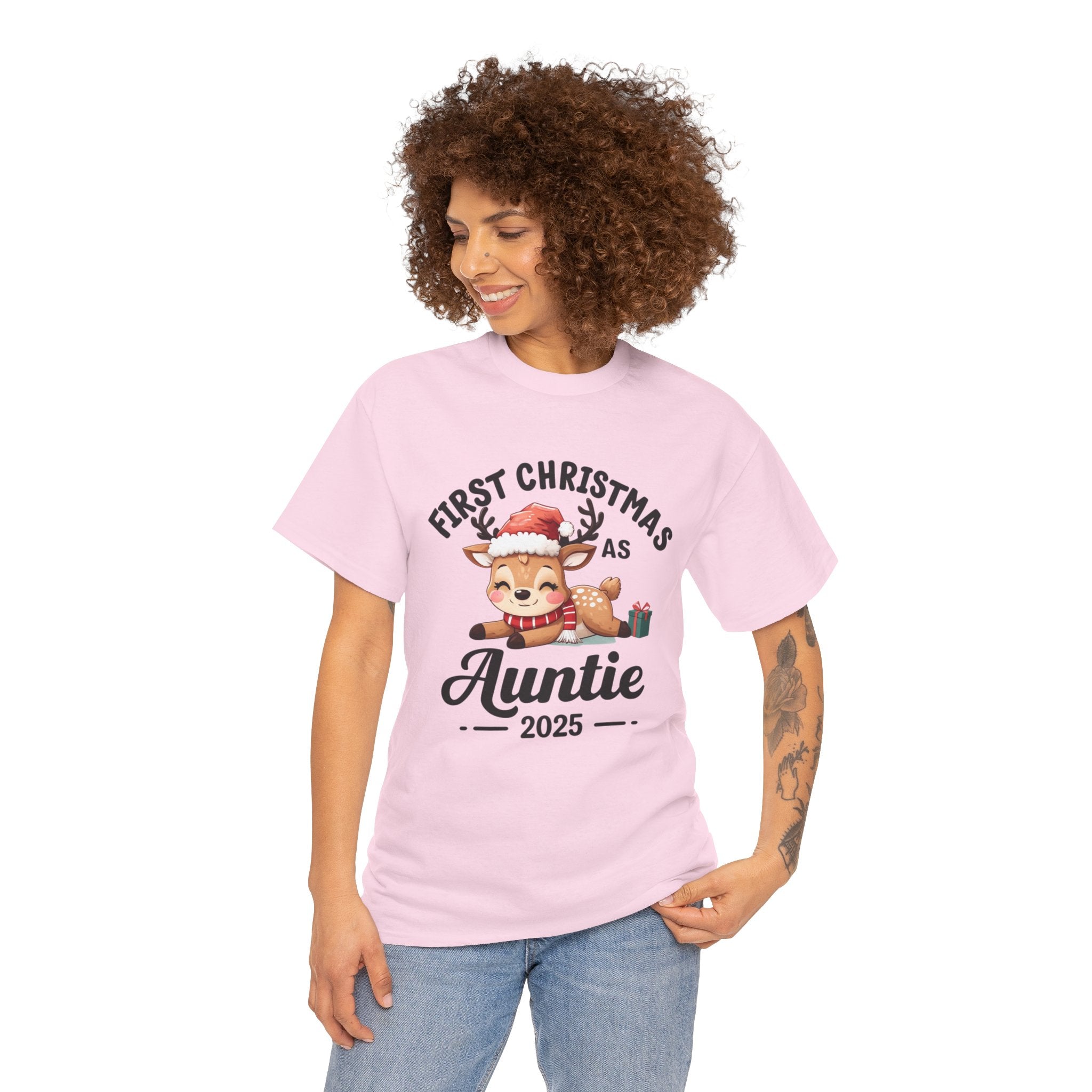 First Christmas as Auntie 2025 Tee