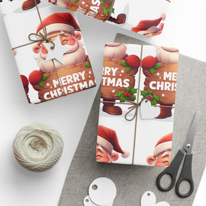 Santa 'Merry Christmas' Wrapping Paper