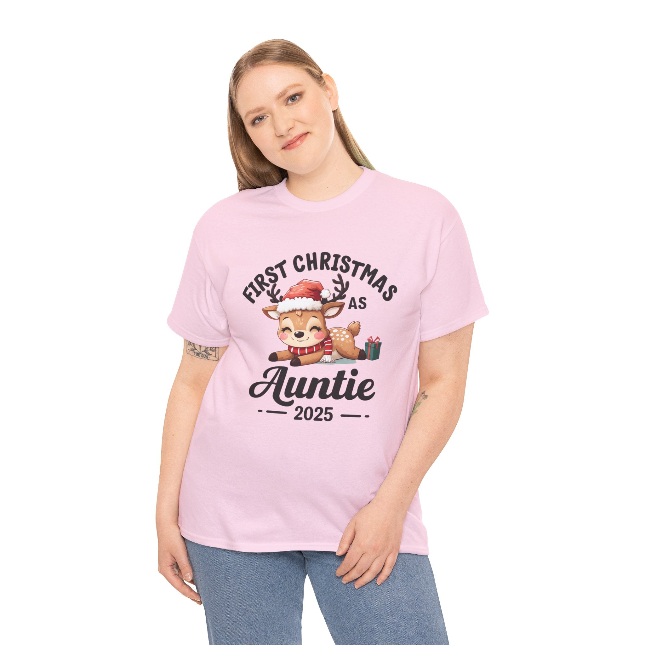First Christmas as Auntie 2025 Tee