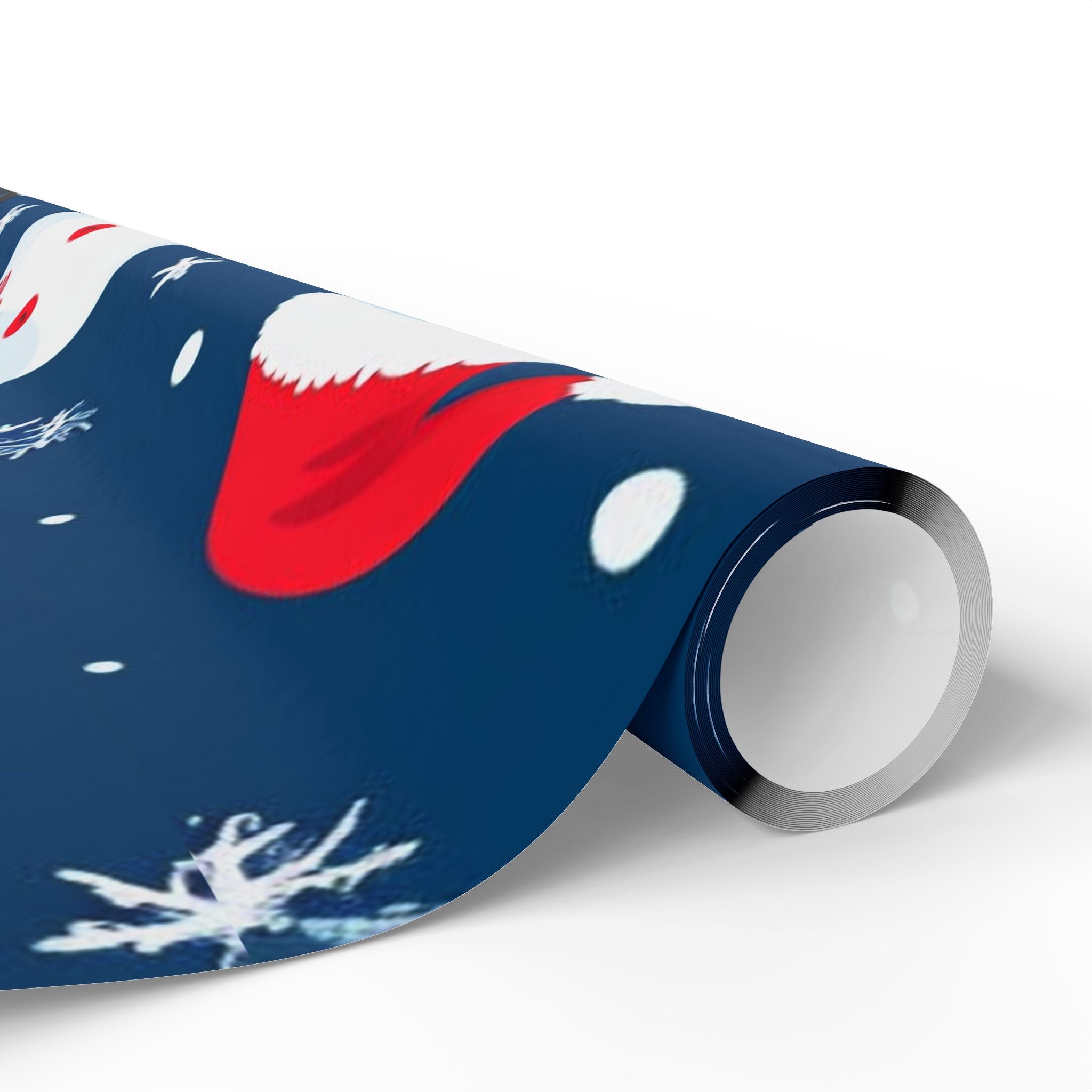 Snowman Pattern Wrapping Paper — Festive Christmas Gift Wrap