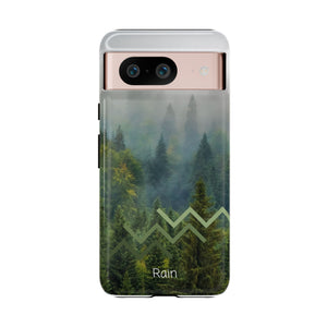 Forest Mist Phone Case — Rainy Mountain Landscape Protective Cover