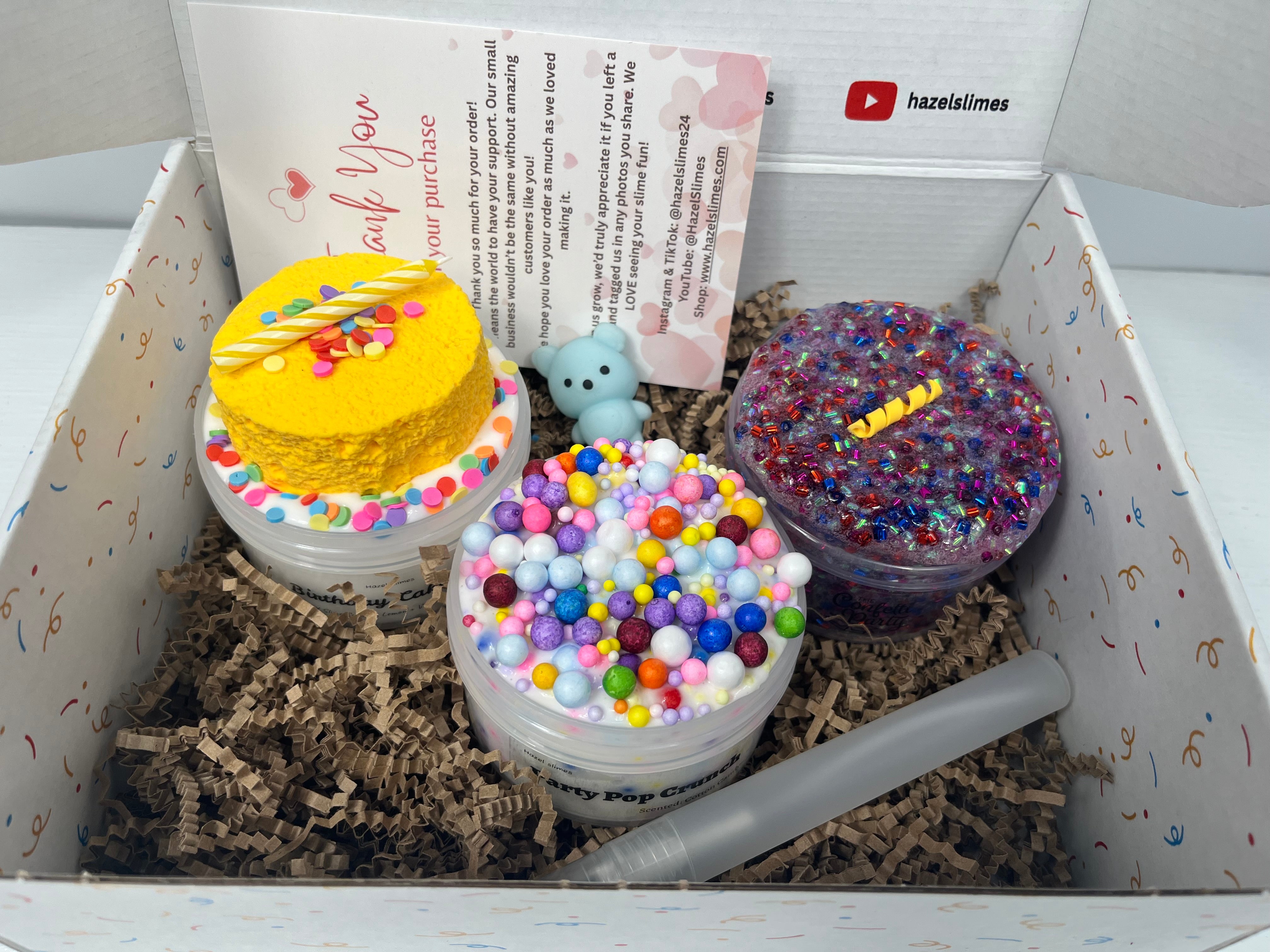 Birthday Box Slime Bundle