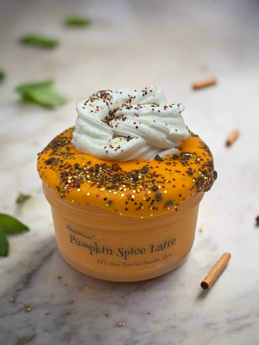 Pumpkin Spice Latte Slime