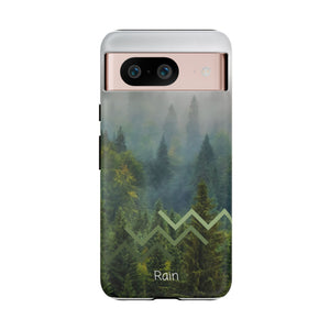 Forest Mist Phone Case — Rainy Mountain Landscape Protective Cover