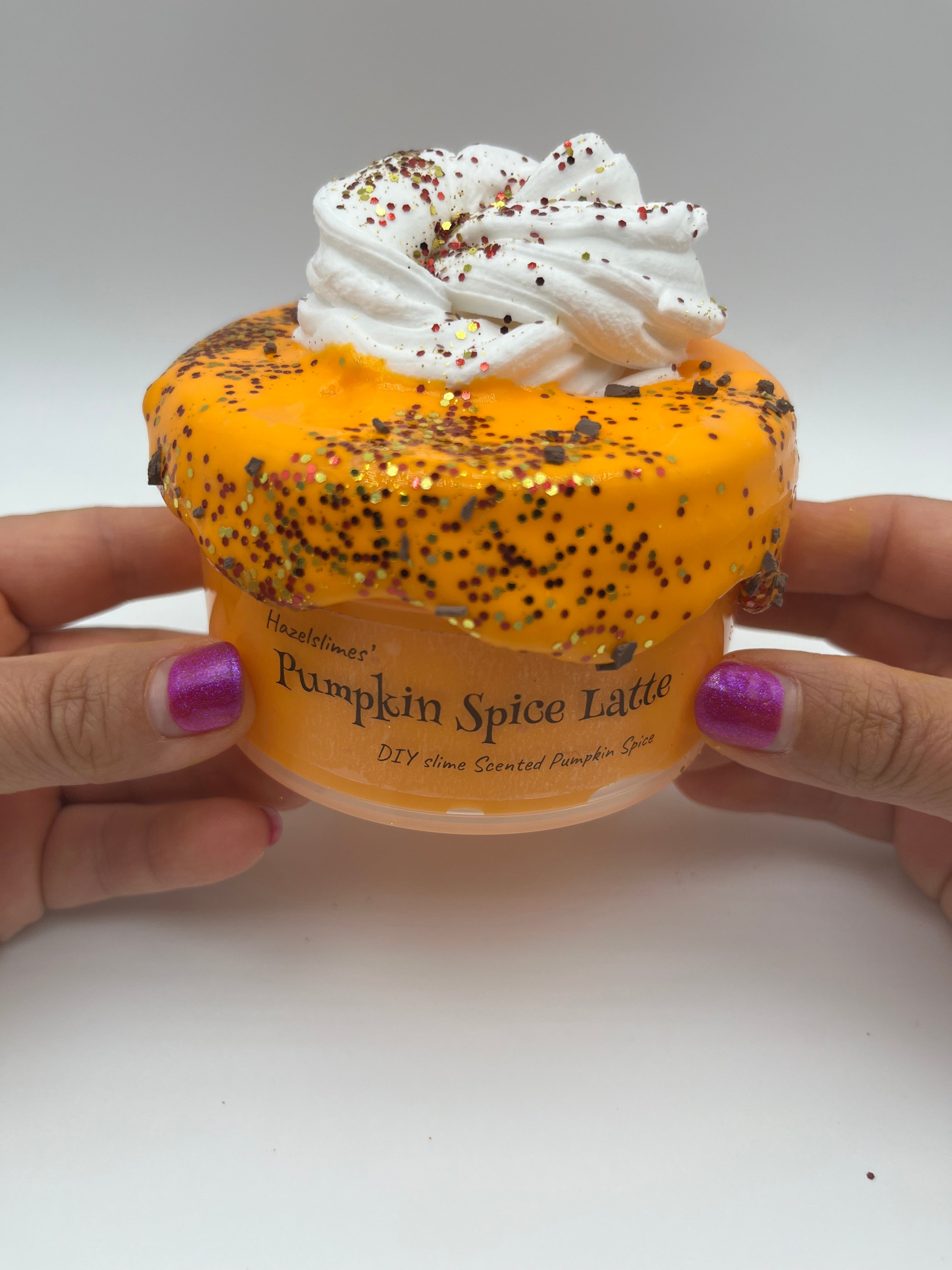 Pumpkin Spice Latte Slime