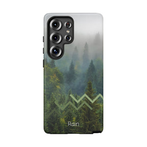 Forest Mist Phone Case — Rainy Mountain Landscape Protective Cover