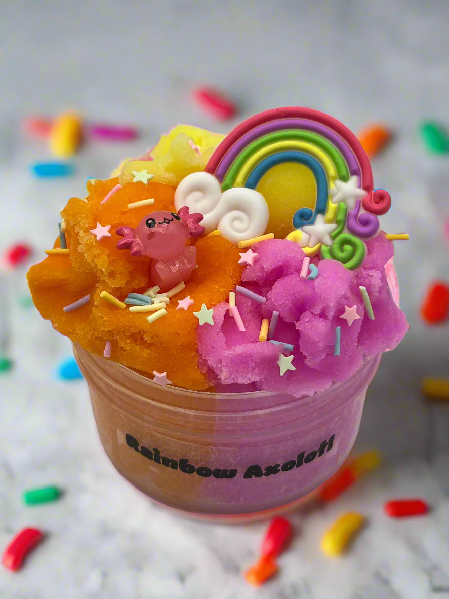 Rainbow Axolotl Slime