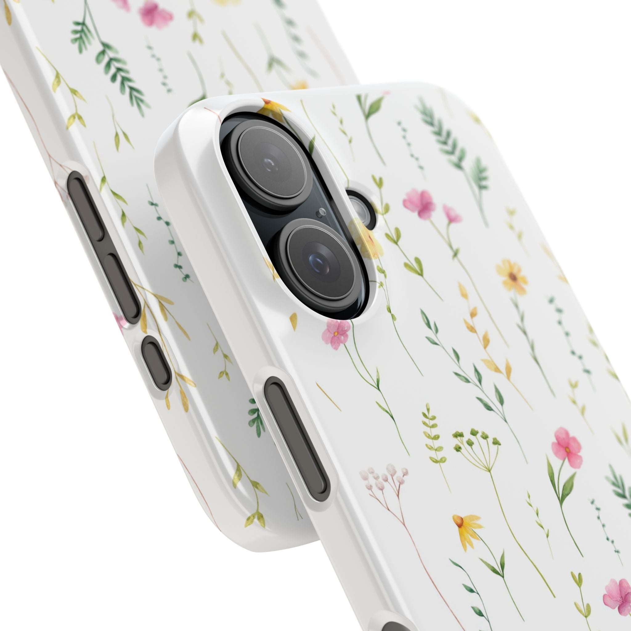Floral Meadow Snap Case — Delicate Wildflower Phone Cover