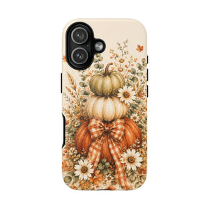 Autumn Pumpkin Bouquet Phone Case — Fall Floral Harvest Design