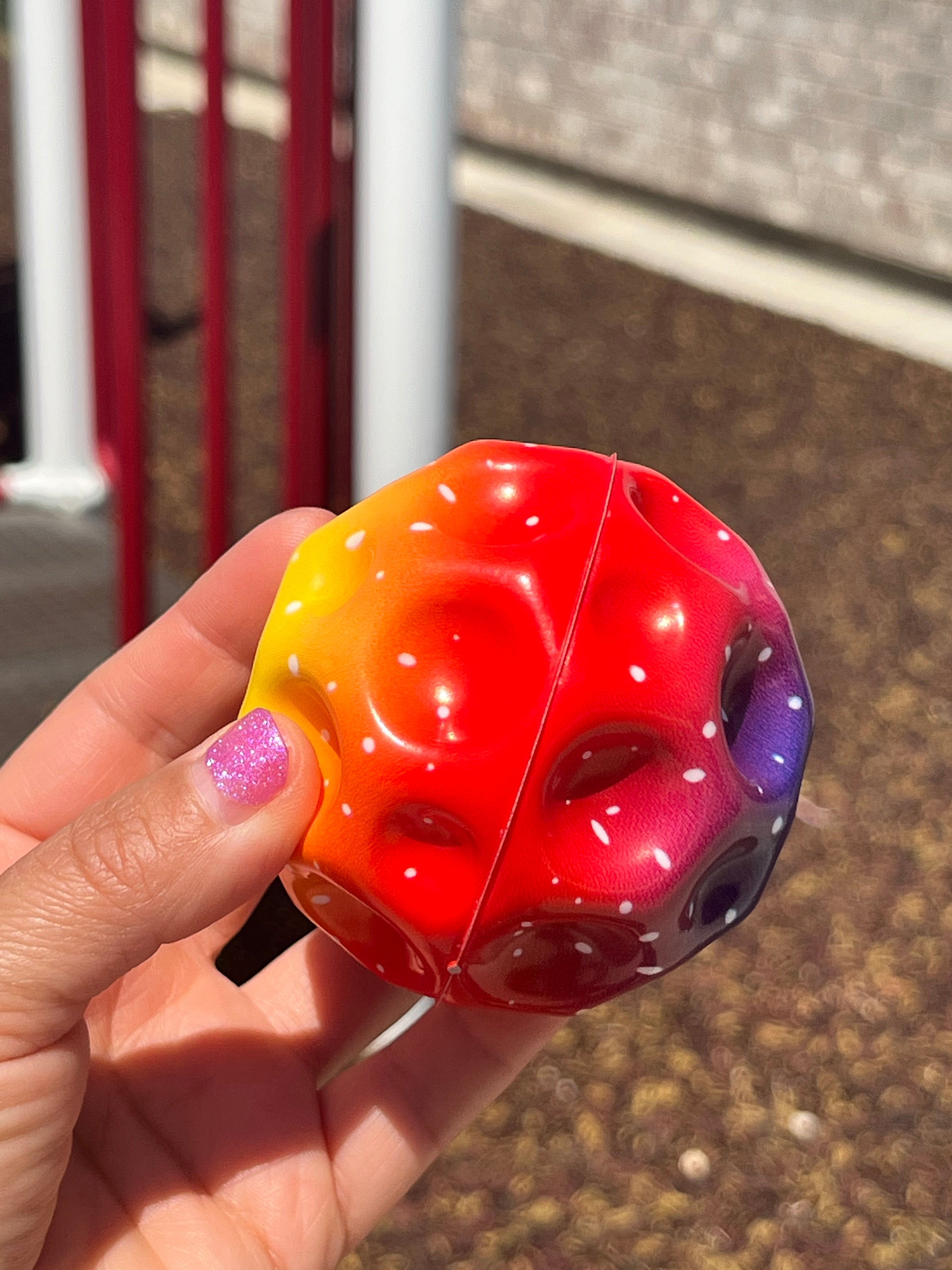 In Stock 70mm High Ball Hole Ball Pu Foam Ball-Child Interactive Play HOT