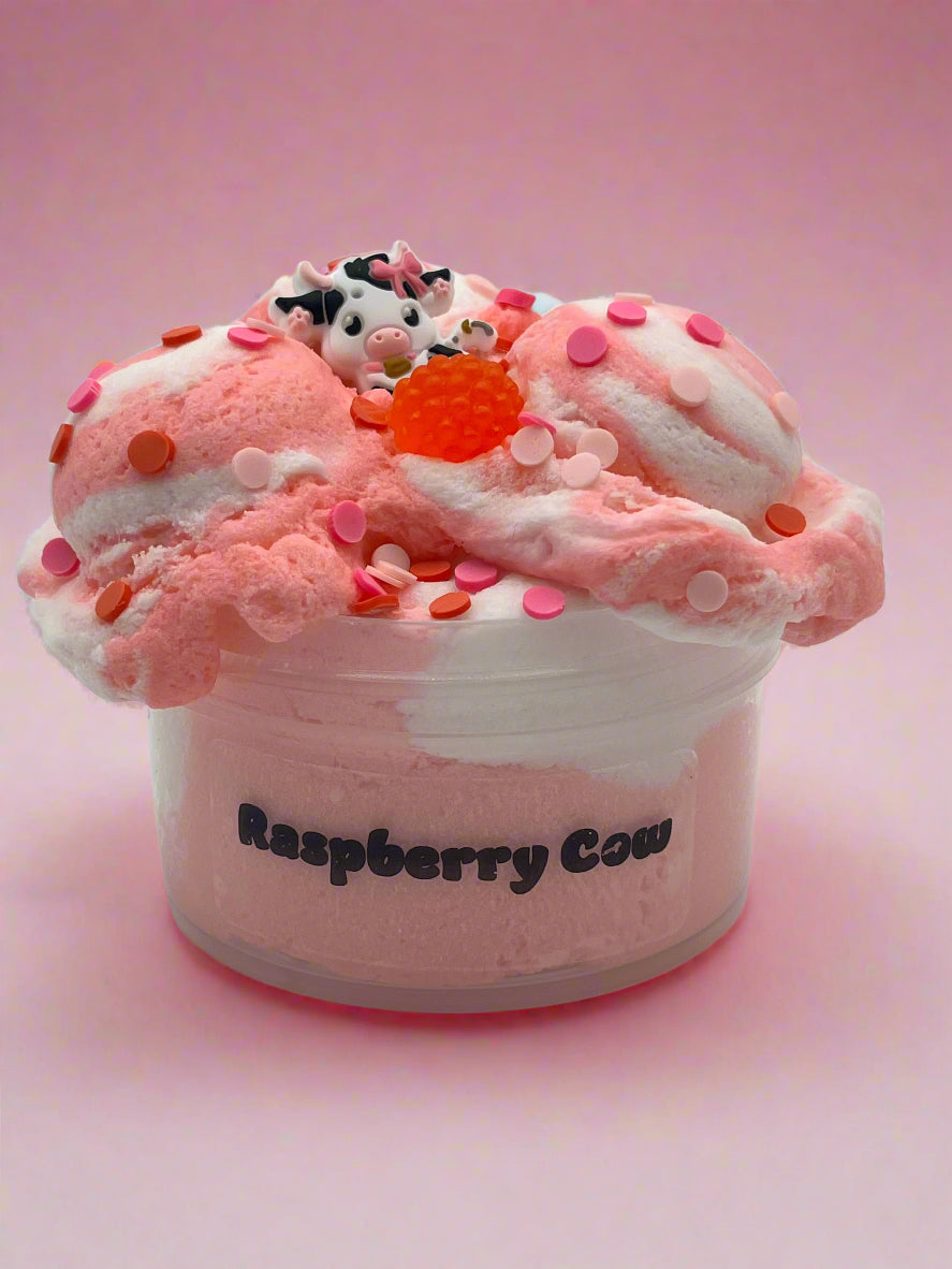 Raspberry Cow Slime