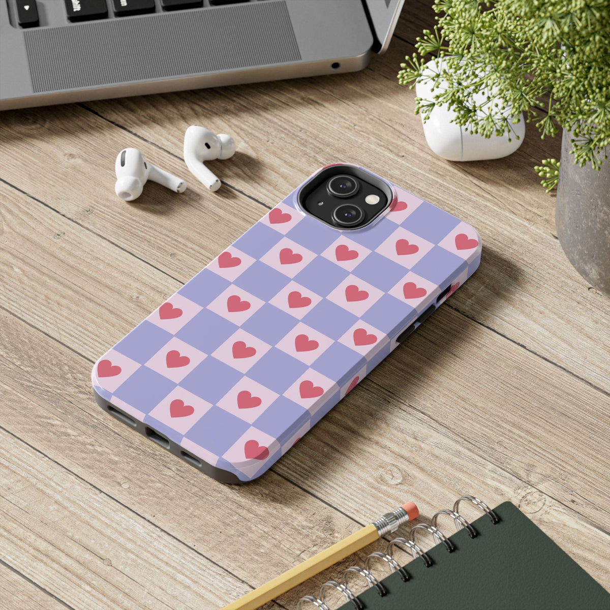 Tough Phone Case, Custom Design, Impact-Resistant TPU & Polycarbonate, iPhone 17 & Samsung Compatible