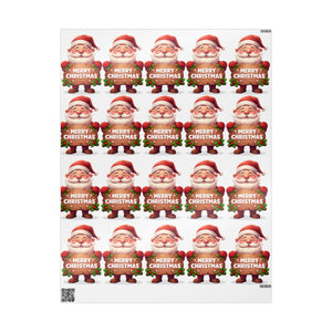 Santa 'Merry Christmas' Wrapping Paper