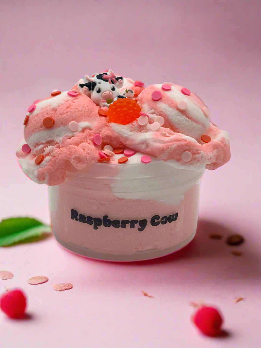 Raspberry Cow Slime