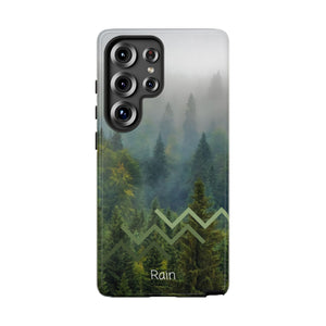 Forest Mist Phone Case — Rainy Mountain Landscape Protective Cover
