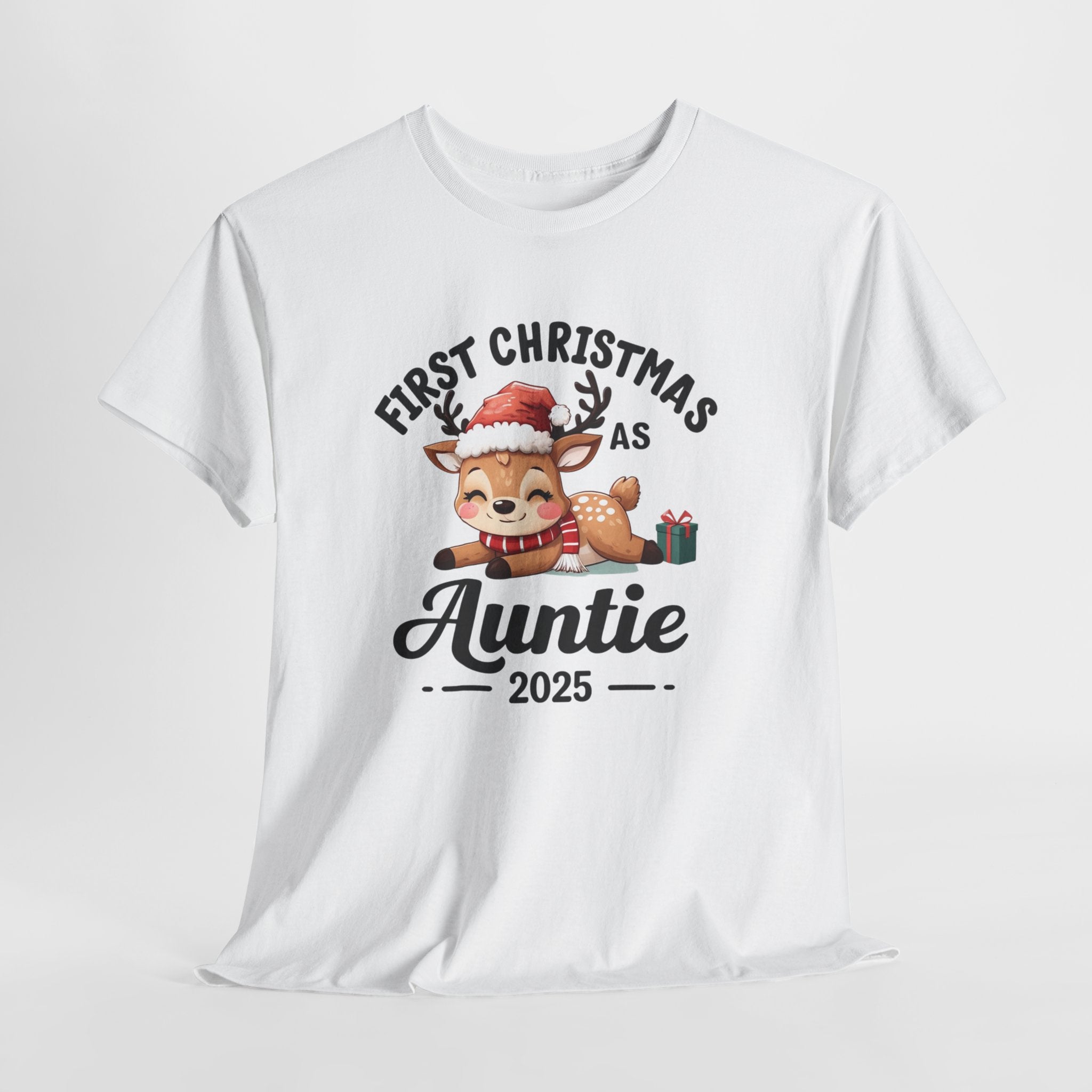 First Christmas as Auntie 2025 Tee