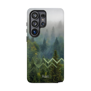 Forest Mist Phone Case — Rainy Mountain Landscape Protective Cover