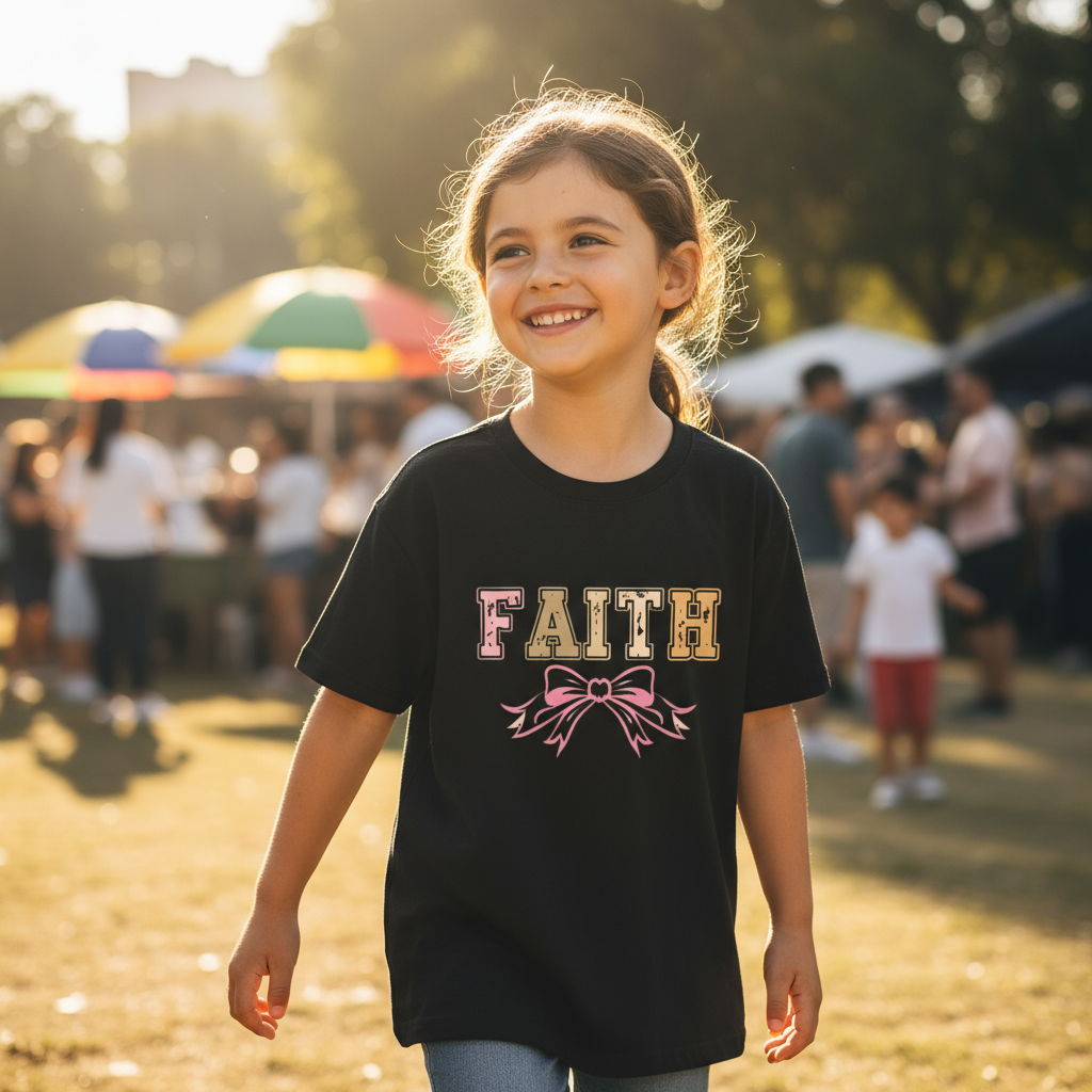 Faith Essential Kids' T-shirt – Uplifting Style for Everyday Play