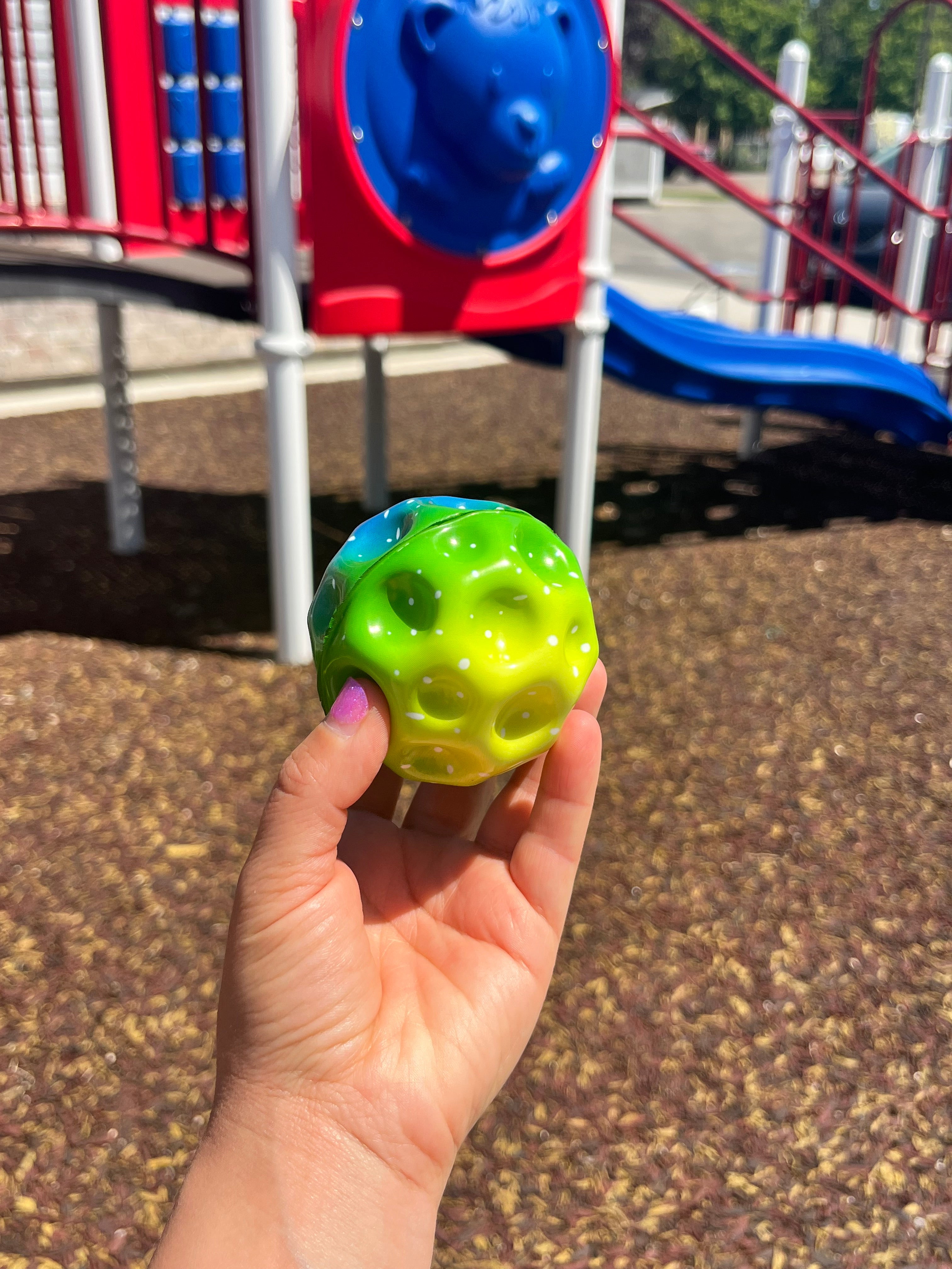 In Stock 70mm High Ball Hole Ball Pu Foam Ball-Child Interactive Play HOT