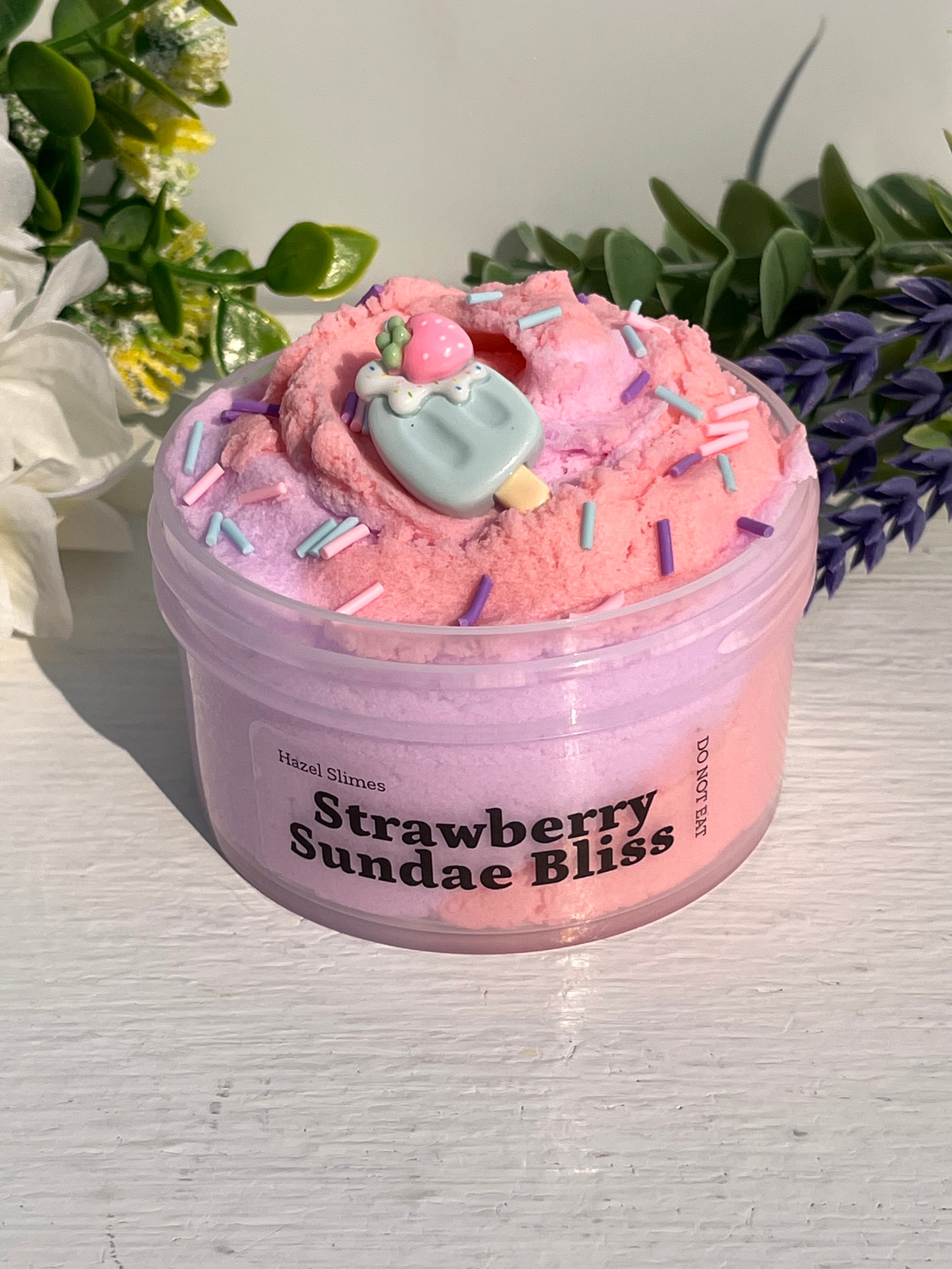 Strawberry Sundae Bliss Slime