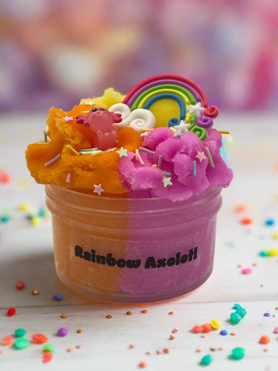 Rainbow Axolotl Slime