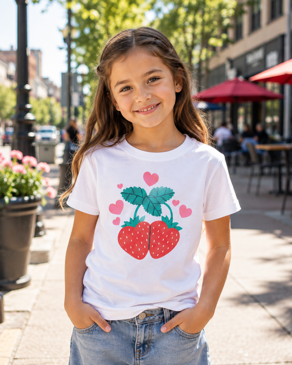 Strawberry Sweet Cotton T-Shirt