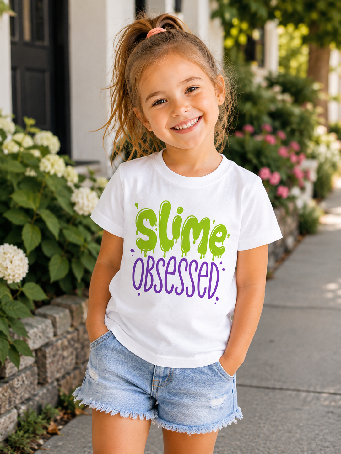 Slime Obsessed Youth Tee — Kids' Graphic T-Shirt