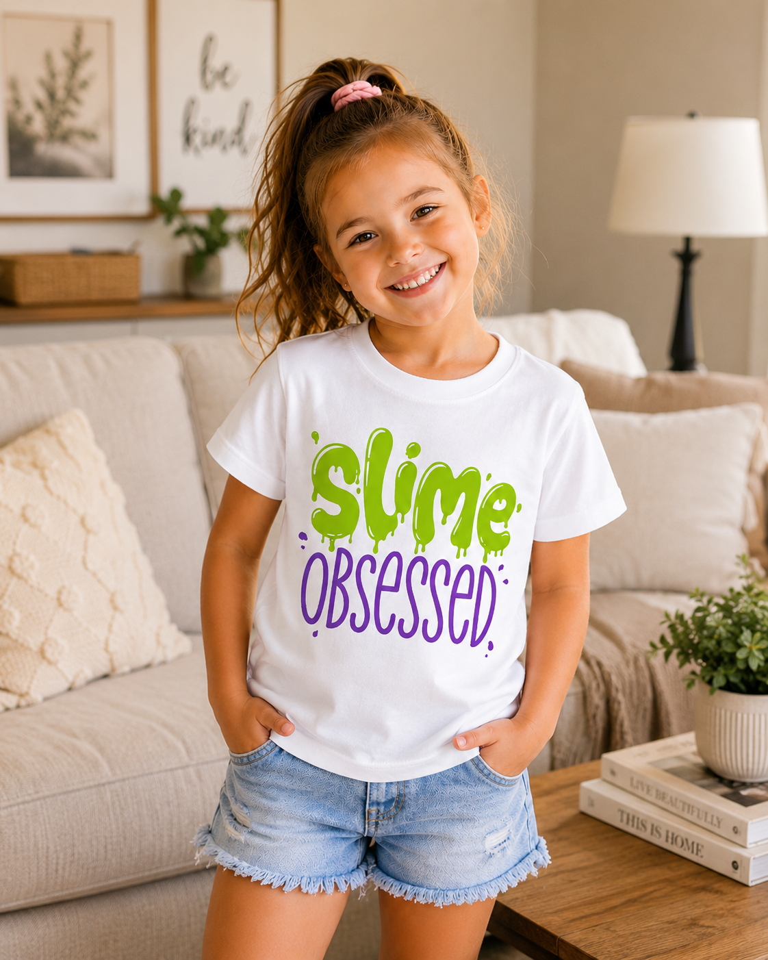 Slime Obsessed Youth Tee — Kids' Graphic T-Shirt