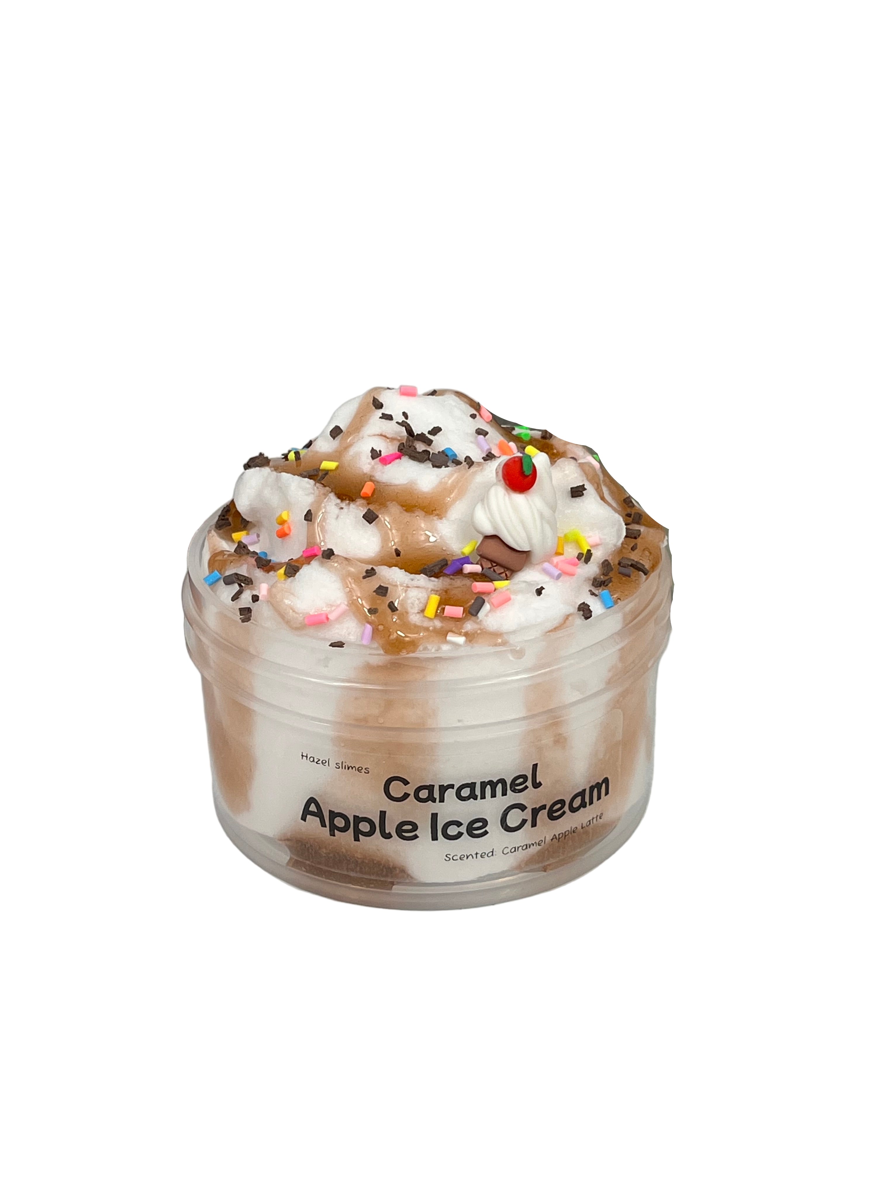 Caramel Apple Ice Cream Slime