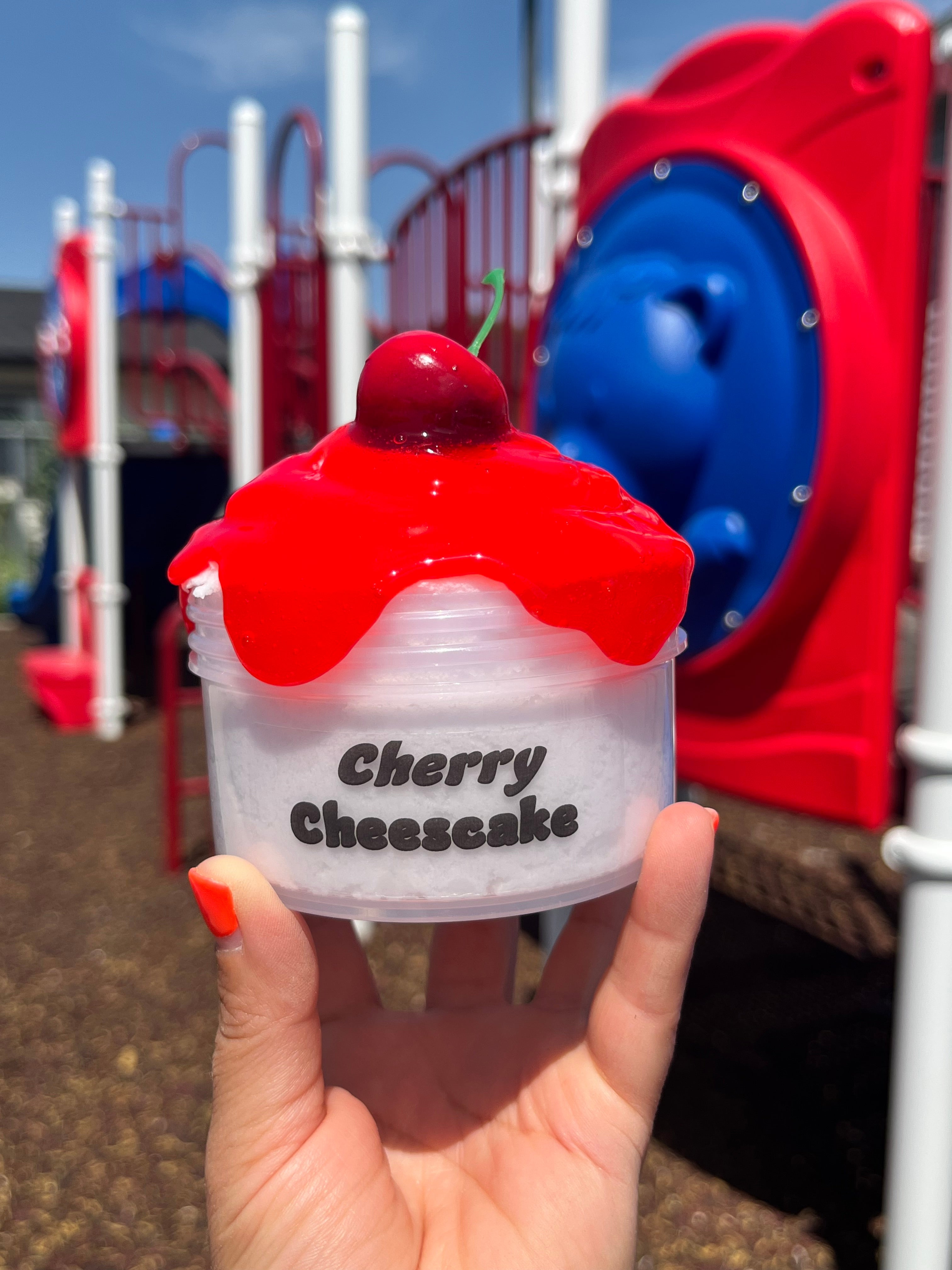 Cherry Cheesecake Slime