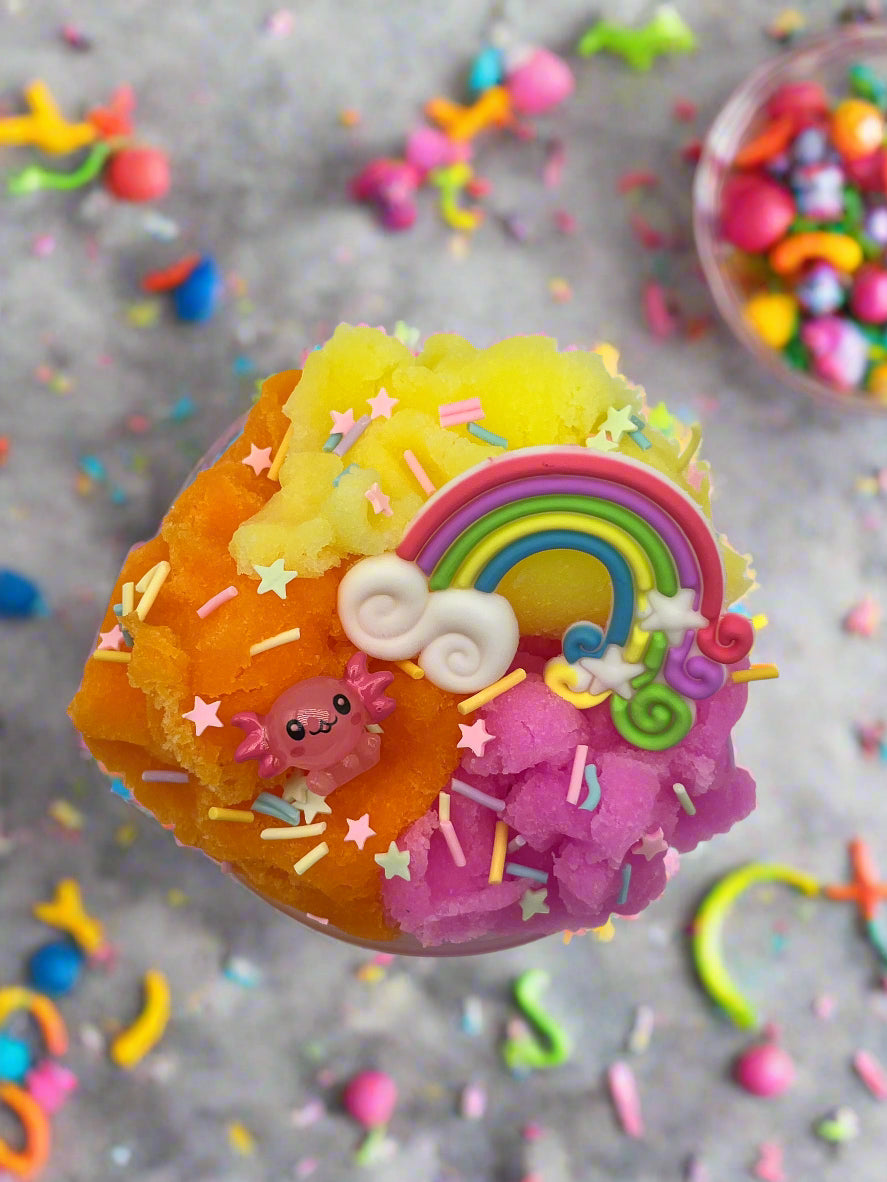 Rainbow Axolotl Slime