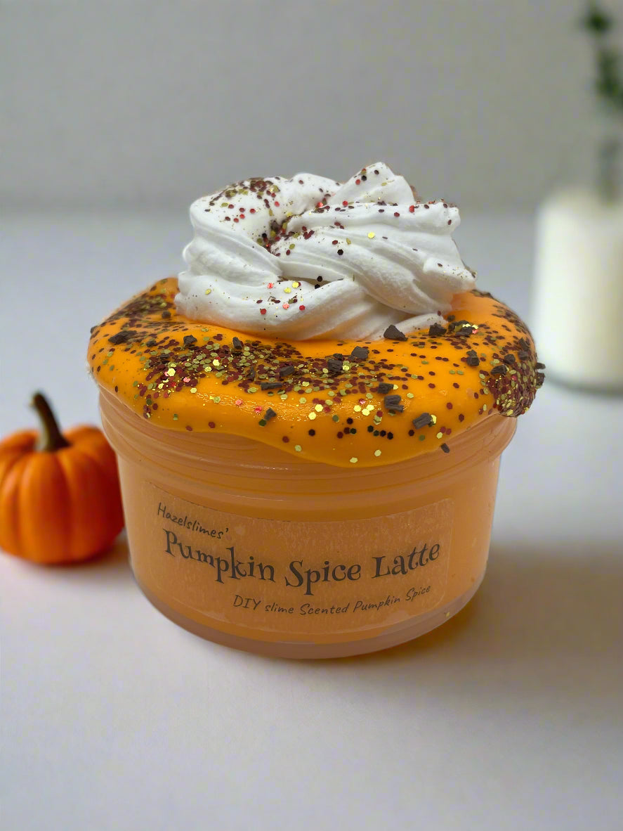 Pumpkin Spice Latte Slime