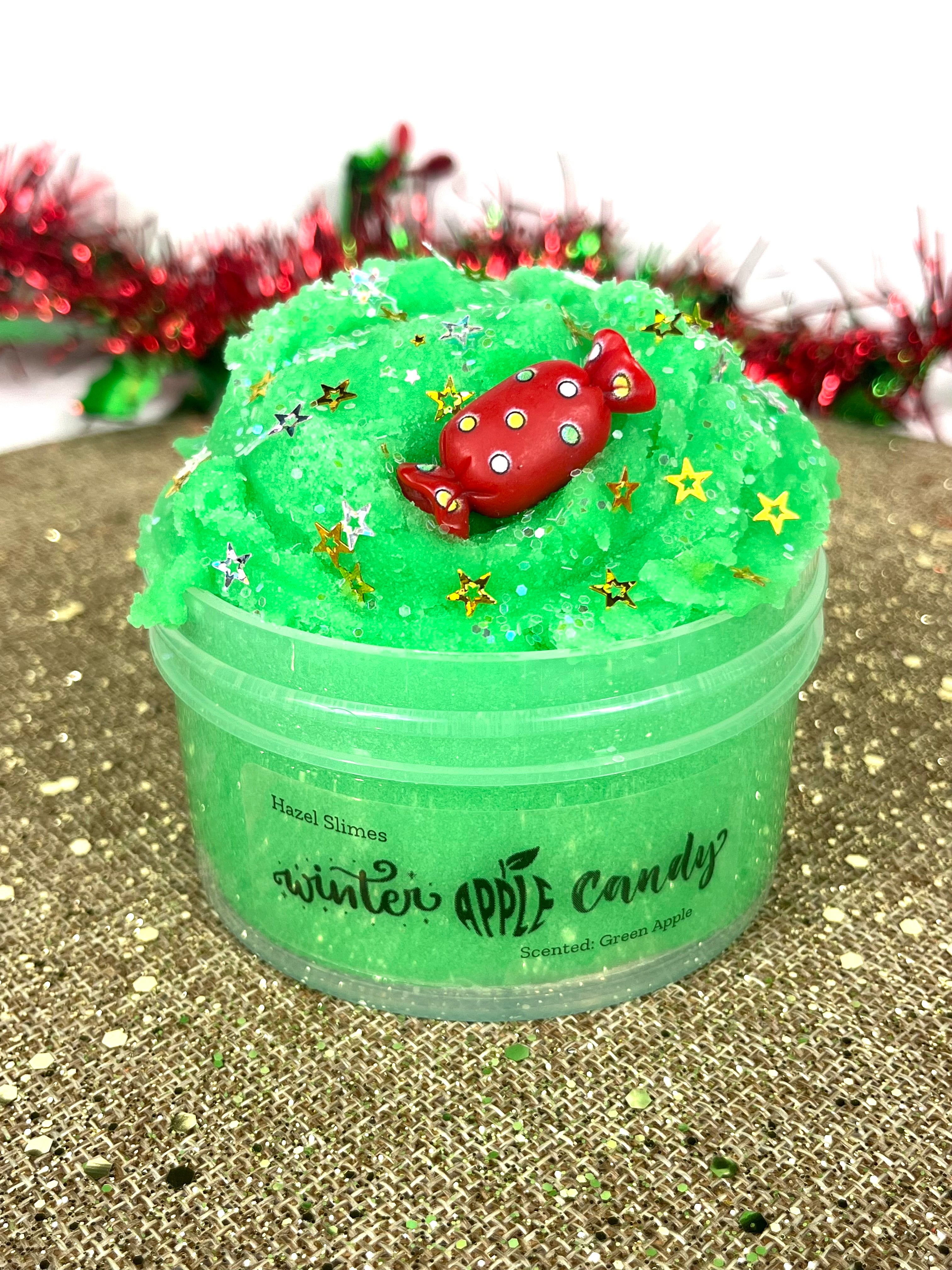Winter Apple Candy Slime