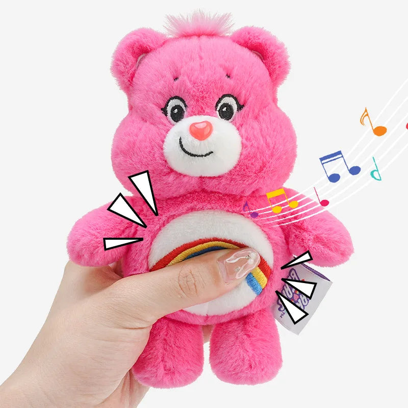 Care Bears Cartoon Lovely Bear Plush Pendant Girls Kawaii Bag Backpack