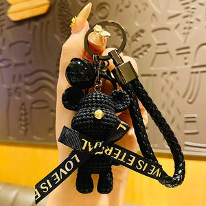 Creative Bear Keychain Cute Bear Keychain Jewelry Resin Trinket Kids