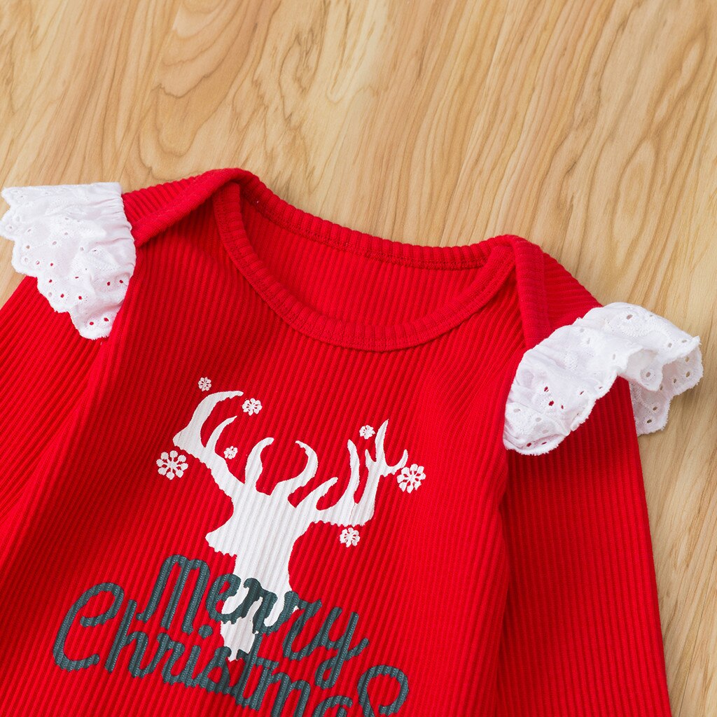 Xmas Infant Baby Kids Girls Clothes Chritmas