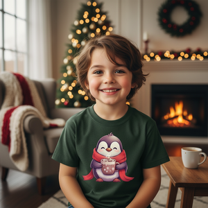 Cozy Penguin Hot Cocoa Tee
