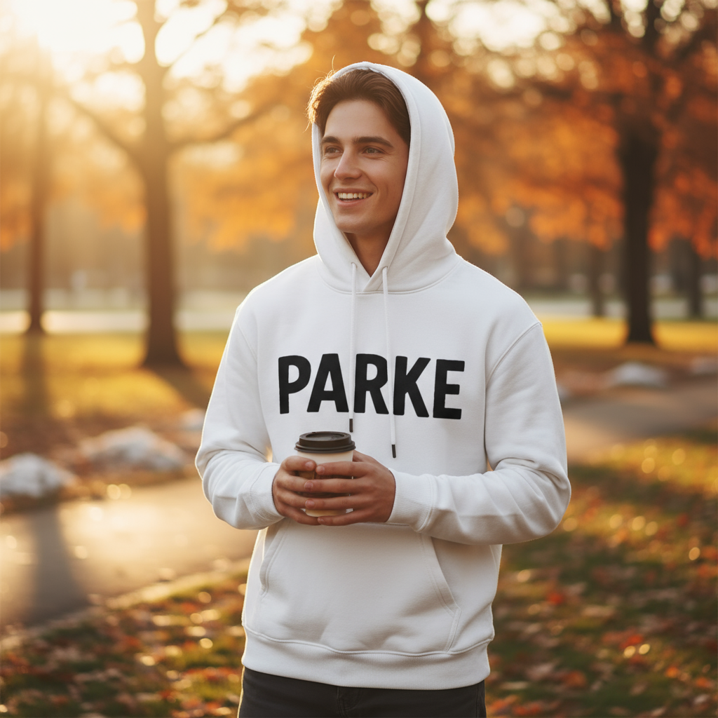 That ParkeParke Signature Hoodie – Viral Campus Classic – Hazel Slimes