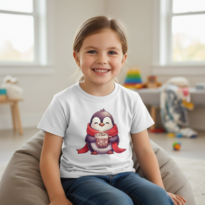 Cozy Penguin Hot Cocoa Tee