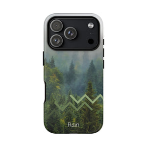 Forest Mist Phone Case — Rainy Mountain Landscape Protective Cover