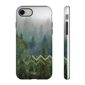 Forest Mist Phone Case — Rainy Mountain Landscape Protective Cover