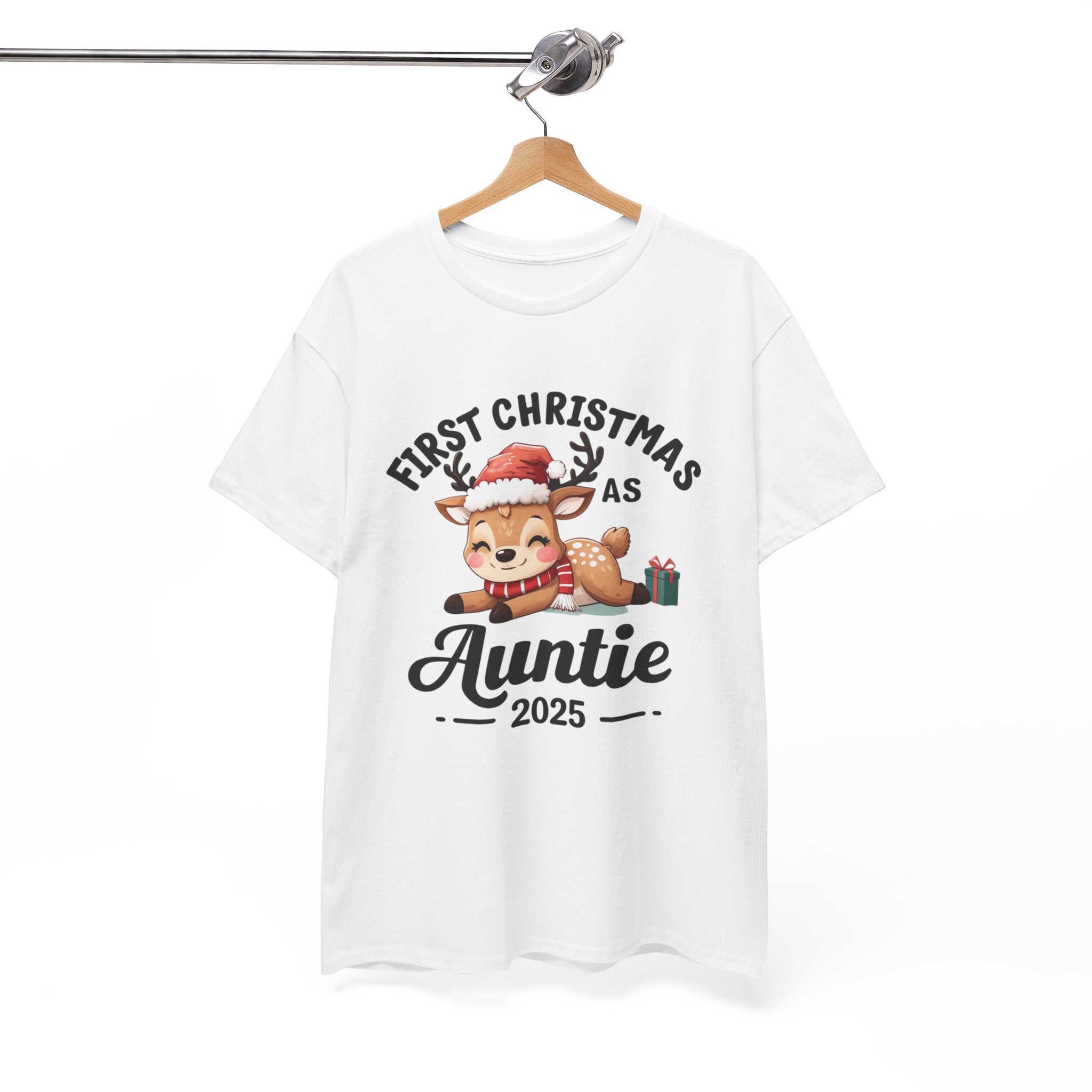 First Christmas as Auntie 2025 Tee