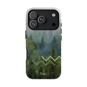 Forest Mist Phone Case — Rainy Mountain Landscape Protective Cover