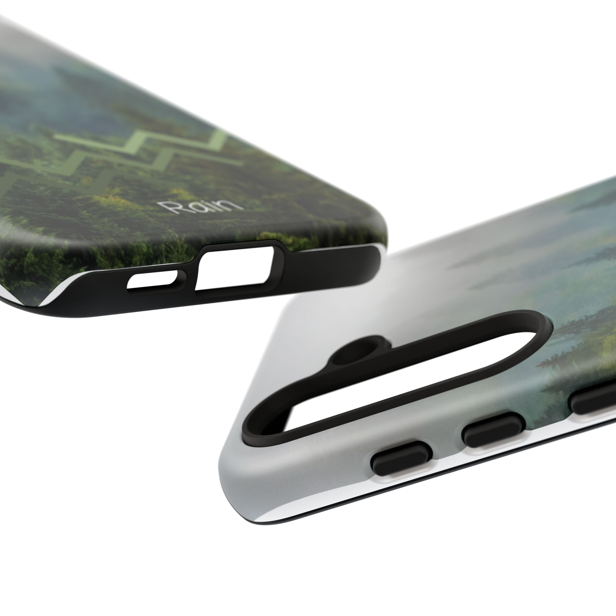 Forest Mist Phone Case — Rainy Mountain Landscape Protective Cover