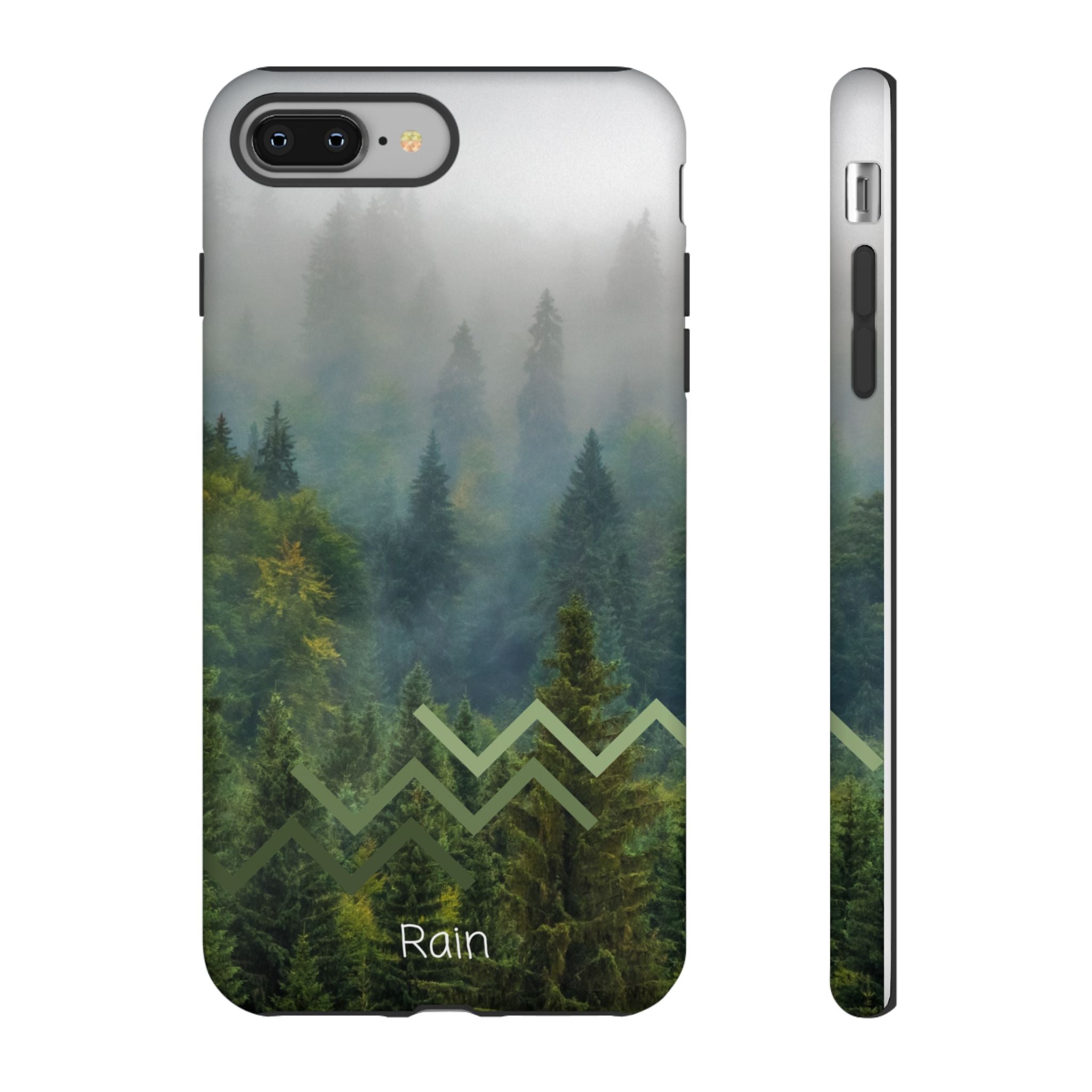 Forest Mist Phone Case — Rainy Mountain Landscape Protective Cover